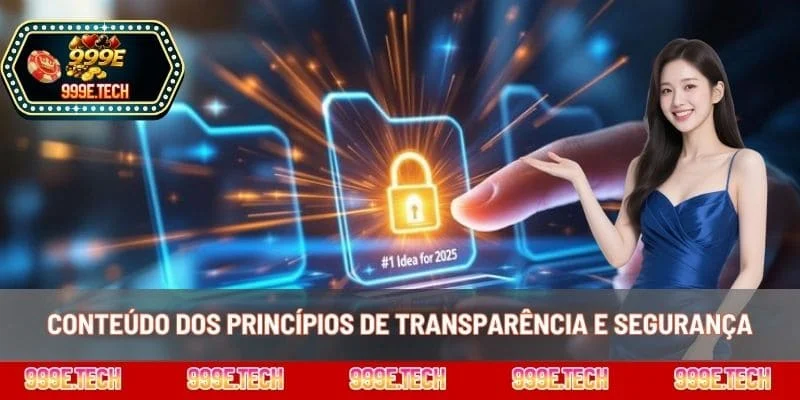 Conteúdo dos princípios de transparência e segurança