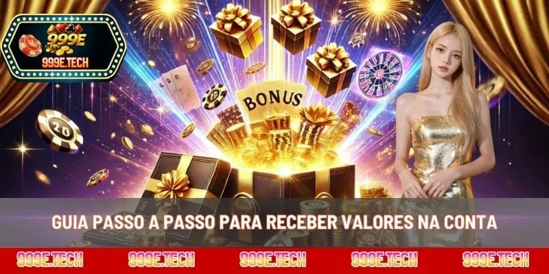 Guia passo a passo para receber valores na conta