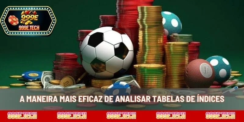 A maneira mais eficaz de analisar tabelas de índices
